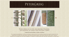 Desktop Screenshot of petergreig.co.uk