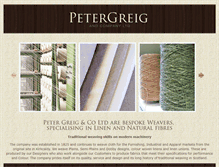 Tablet Screenshot of petergreig.co.uk